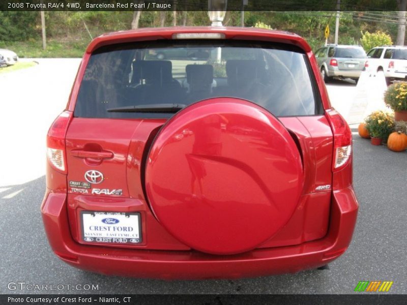 Barcelona Red Pearl / Taupe 2008 Toyota RAV4 4WD