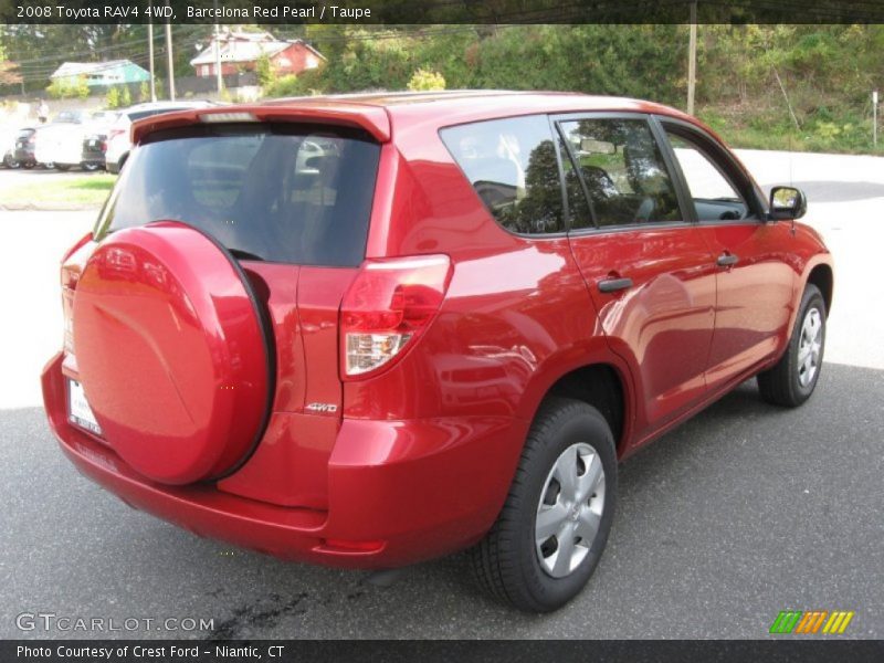 Barcelona Red Pearl / Taupe 2008 Toyota RAV4 4WD