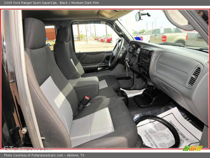 Black / Medium Dark Flint 2006 Ford Ranger Sport SuperCab