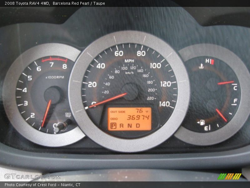 Barcelona Red Pearl / Taupe 2008 Toyota RAV4 4WD