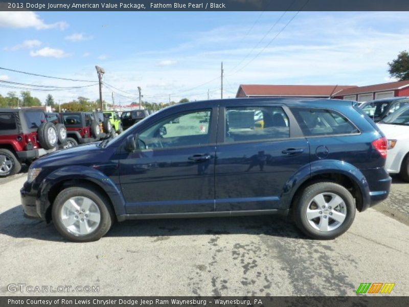  2013 Journey American Value Package Fathom Blue Pearl