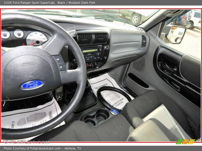 Black / Medium Dark Flint 2006 Ford Ranger Sport SuperCab