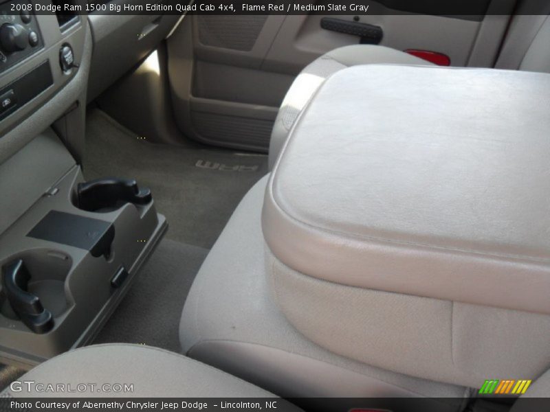 Flame Red / Medium Slate Gray 2008 Dodge Ram 1500 Big Horn Edition Quad Cab 4x4