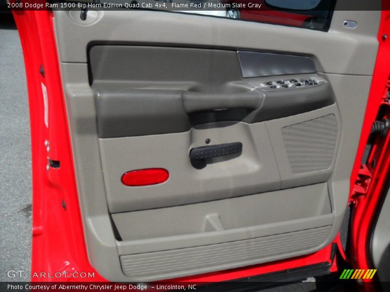 Flame Red / Medium Slate Gray 2008 Dodge Ram 1500 Big Horn Edition Quad Cab 4x4