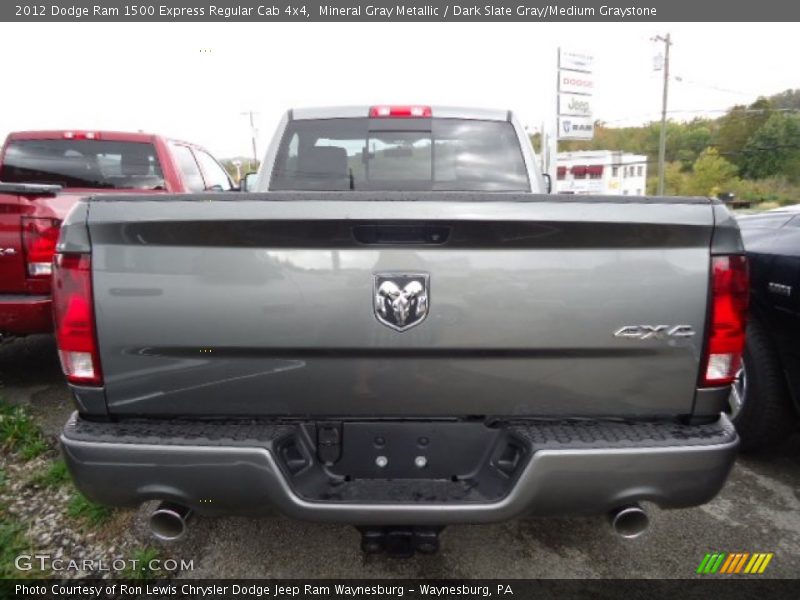 Mineral Gray Metallic / Dark Slate Gray/Medium Graystone 2012 Dodge Ram 1500 Express Regular Cab 4x4