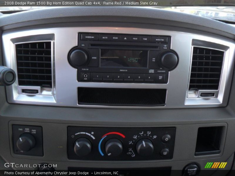 Flame Red / Medium Slate Gray 2008 Dodge Ram 1500 Big Horn Edition Quad Cab 4x4
