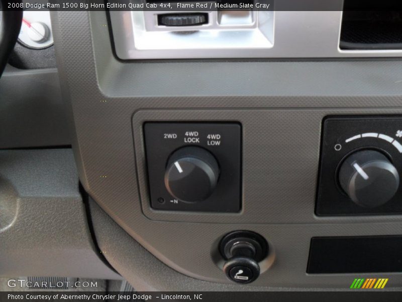Flame Red / Medium Slate Gray 2008 Dodge Ram 1500 Big Horn Edition Quad Cab 4x4