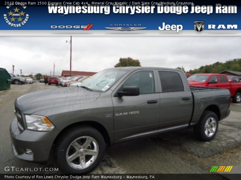 Mineral Gray Metallic / Dark Slate Gray/Medium Graystone 2012 Dodge Ram 1500 Express Crew Cab 4x4
