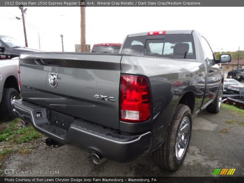 Mineral Gray Metallic / Dark Slate Gray/Medium Graystone 2012 Dodge Ram 1500 Express Regular Cab 4x4