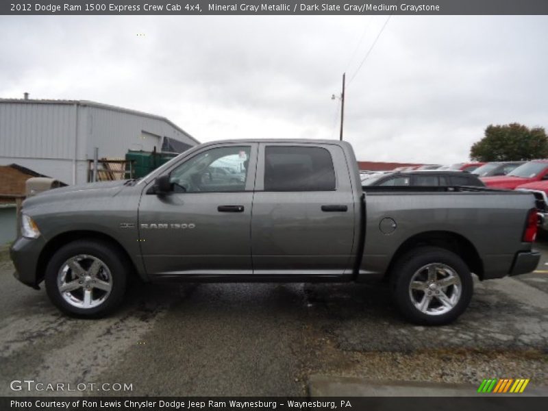 Mineral Gray Metallic / Dark Slate Gray/Medium Graystone 2012 Dodge Ram 1500 Express Crew Cab 4x4