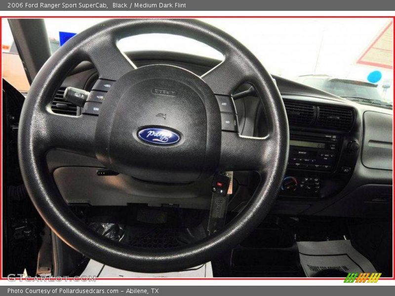 Black / Medium Dark Flint 2006 Ford Ranger Sport SuperCab