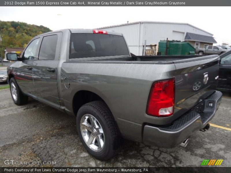 Mineral Gray Metallic / Dark Slate Gray/Medium Graystone 2012 Dodge Ram 1500 Express Crew Cab 4x4