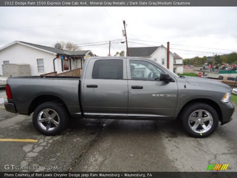 Mineral Gray Metallic / Dark Slate Gray/Medium Graystone 2012 Dodge Ram 1500 Express Crew Cab 4x4