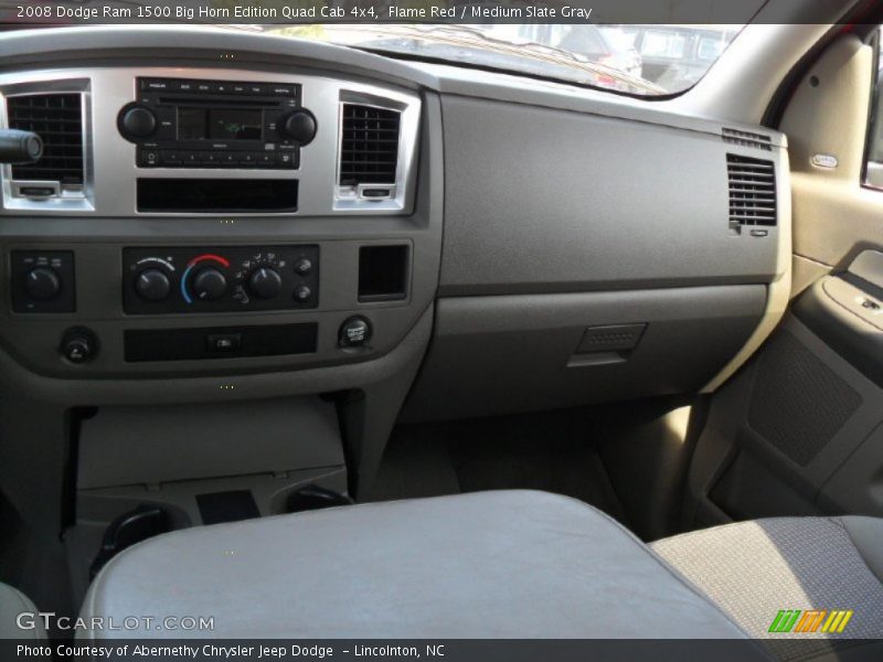 Flame Red / Medium Slate Gray 2008 Dodge Ram 1500 Big Horn Edition Quad Cab 4x4