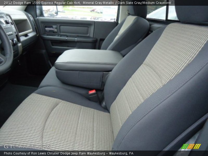 Mineral Gray Metallic / Dark Slate Gray/Medium Graystone 2012 Dodge Ram 1500 Express Regular Cab 4x4