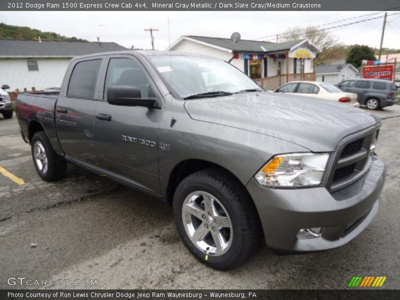 Mineral Gray Metallic / Dark Slate Gray/Medium Graystone 2012 Dodge Ram 1500 Express Crew Cab 4x4