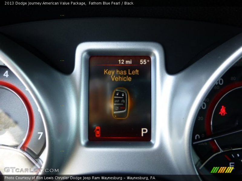 Fathom Blue Pearl / Black 2013 Dodge Journey American Value Package