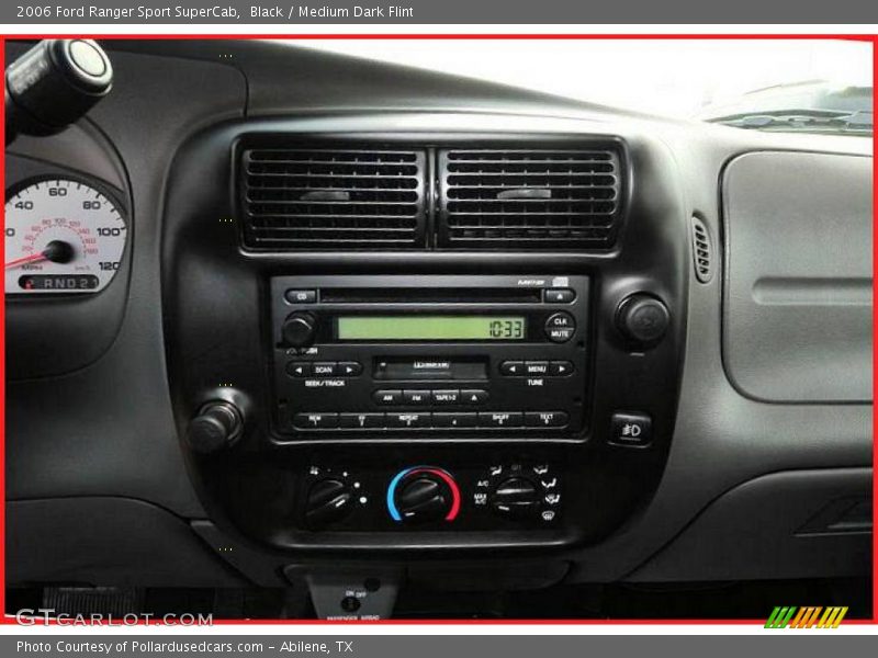 Black / Medium Dark Flint 2006 Ford Ranger Sport SuperCab