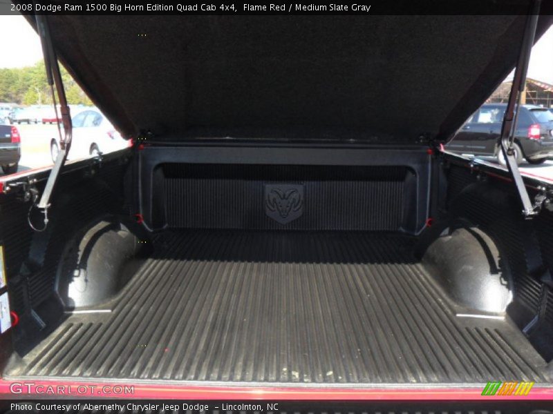 Flame Red / Medium Slate Gray 2008 Dodge Ram 1500 Big Horn Edition Quad Cab 4x4