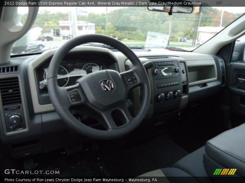 Mineral Gray Metallic / Dark Slate Gray/Medium Graystone 2012 Dodge Ram 1500 Express Regular Cab 4x4