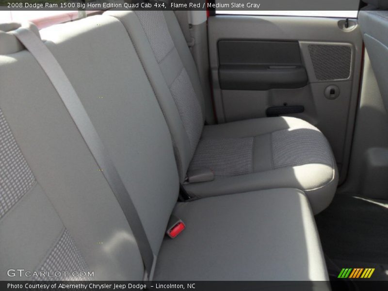 Flame Red / Medium Slate Gray 2008 Dodge Ram 1500 Big Horn Edition Quad Cab 4x4