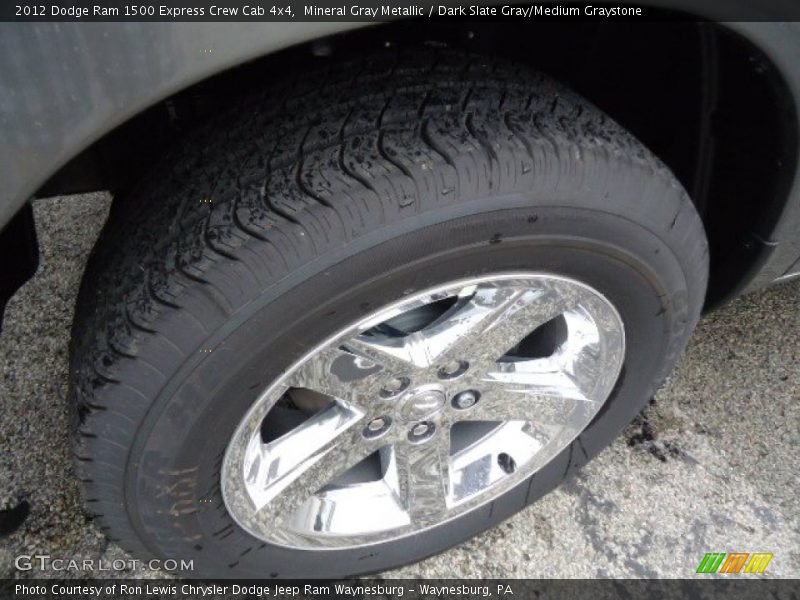 Mineral Gray Metallic / Dark Slate Gray/Medium Graystone 2012 Dodge Ram 1500 Express Crew Cab 4x4