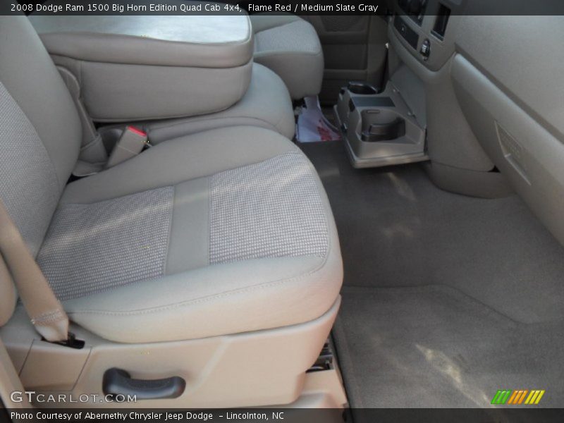 Flame Red / Medium Slate Gray 2008 Dodge Ram 1500 Big Horn Edition Quad Cab 4x4