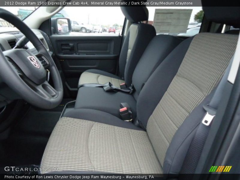 Mineral Gray Metallic / Dark Slate Gray/Medium Graystone 2012 Dodge Ram 1500 Express Crew Cab 4x4