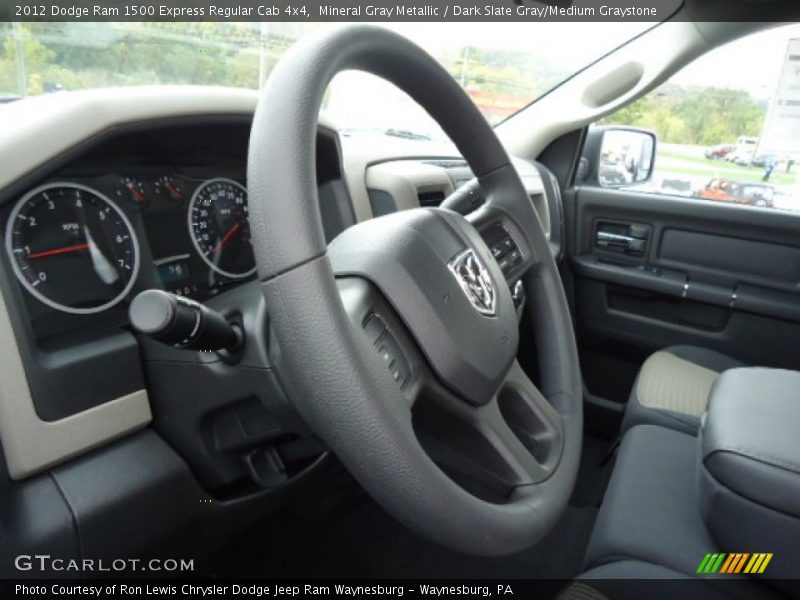 Mineral Gray Metallic / Dark Slate Gray/Medium Graystone 2012 Dodge Ram 1500 Express Regular Cab 4x4