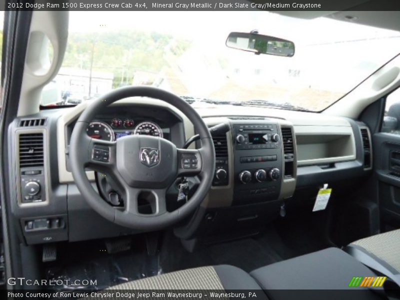 Mineral Gray Metallic / Dark Slate Gray/Medium Graystone 2012 Dodge Ram 1500 Express Crew Cab 4x4