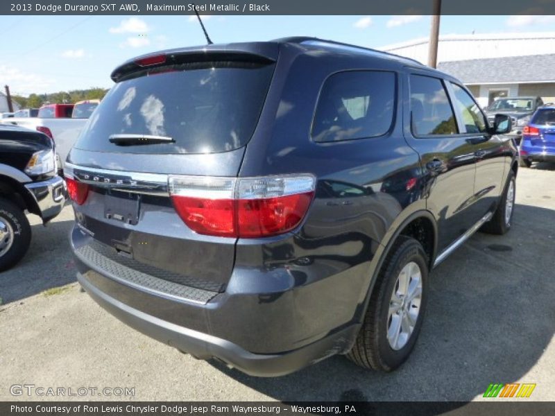 Maximum Steel Metallic / Black 2013 Dodge Durango SXT AWD