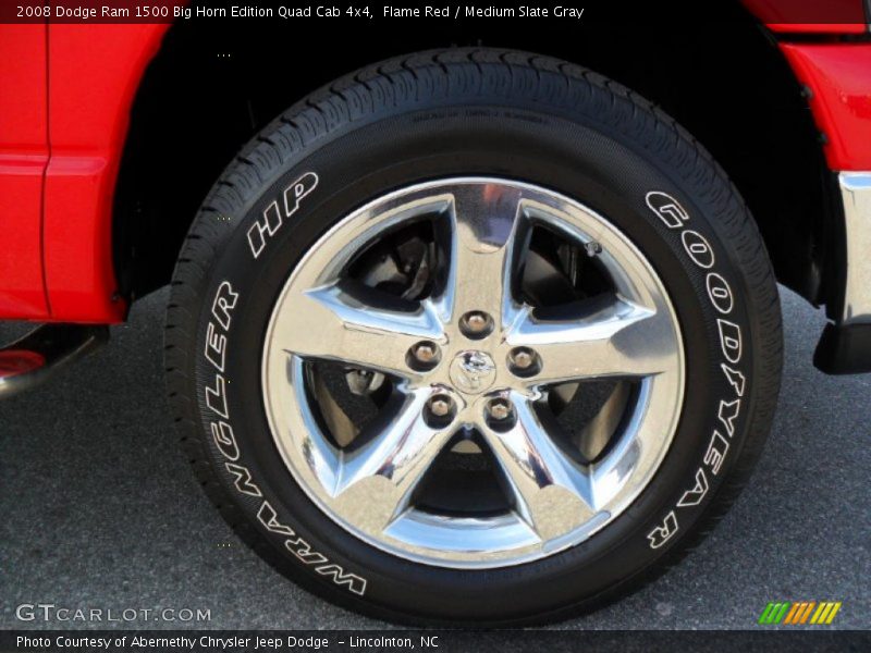 Flame Red / Medium Slate Gray 2008 Dodge Ram 1500 Big Horn Edition Quad Cab 4x4