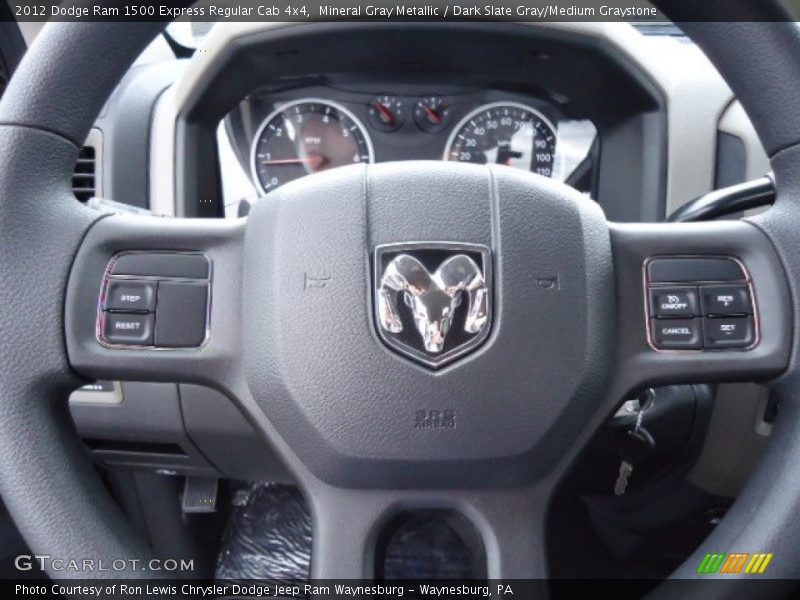 Mineral Gray Metallic / Dark Slate Gray/Medium Graystone 2012 Dodge Ram 1500 Express Regular Cab 4x4