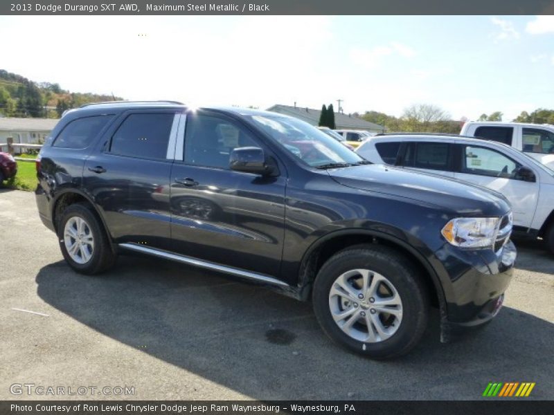 Maximum Steel Metallic / Black 2013 Dodge Durango SXT AWD
