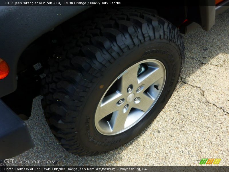 Crush Orange / Black/Dark Saddle 2012 Jeep Wrangler Rubicon 4X4