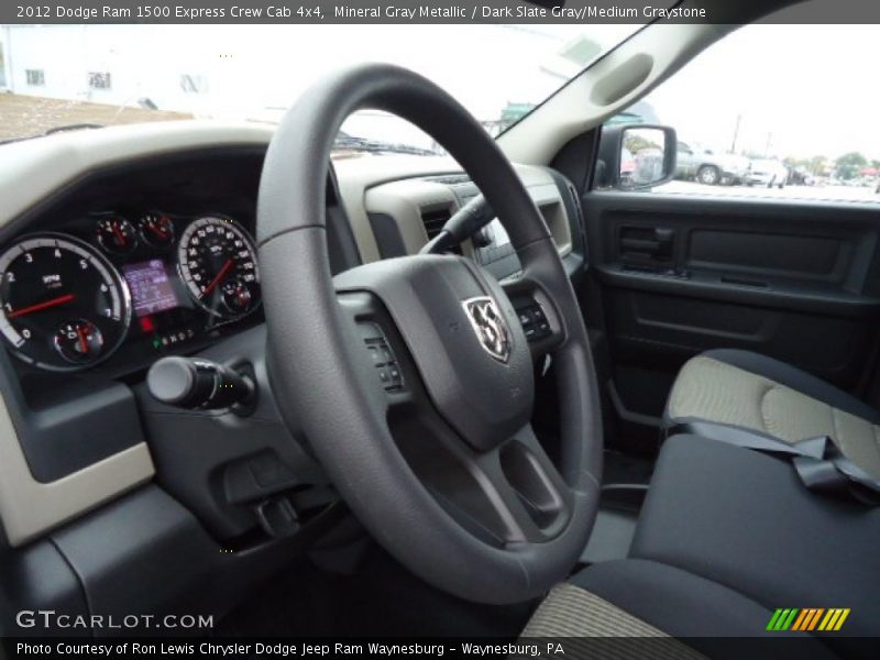 Mineral Gray Metallic / Dark Slate Gray/Medium Graystone 2012 Dodge Ram 1500 Express Crew Cab 4x4