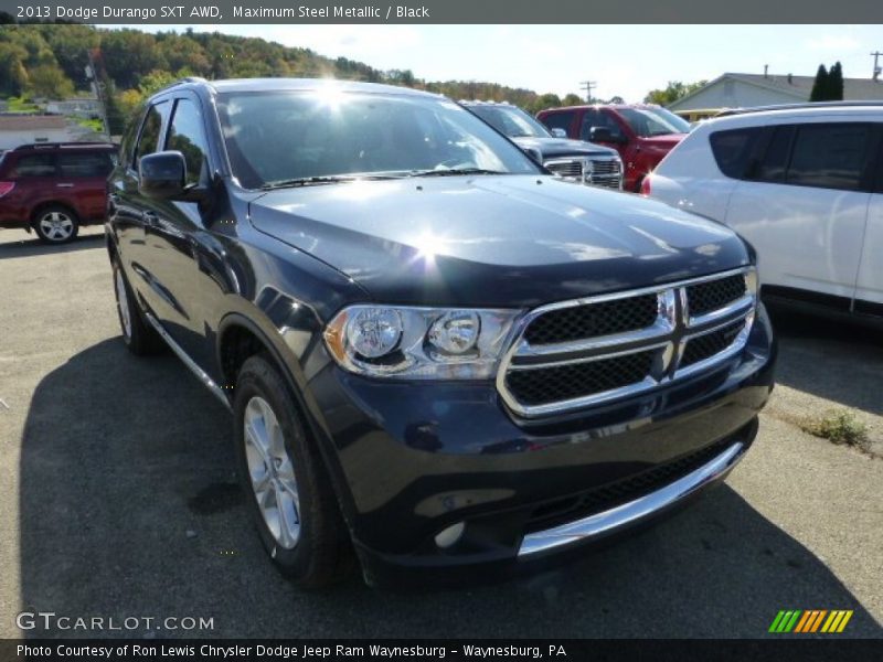 Maximum Steel Metallic / Black 2013 Dodge Durango SXT AWD