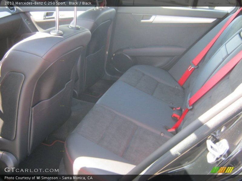 Black / Black 2013 Mercedes-Benz C 250 Sport