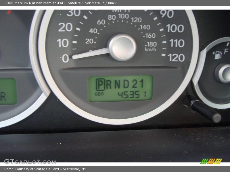 Satellite Silver Metallic / Black 2006 Mercury Mariner Premier 4WD