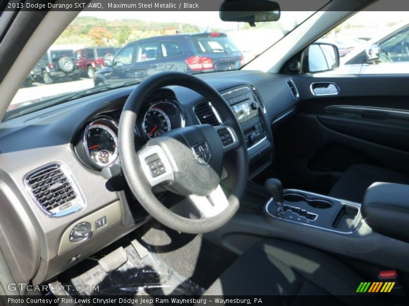 Maximum Steel Metallic / Black 2013 Dodge Durango SXT AWD