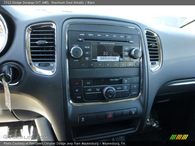 Controls of 2013 Durango SXT AWD