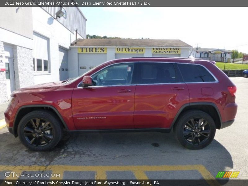 Deep Cherry Red Crystal Pearl / Black 2012 Jeep Grand Cherokee Altitude 4x4