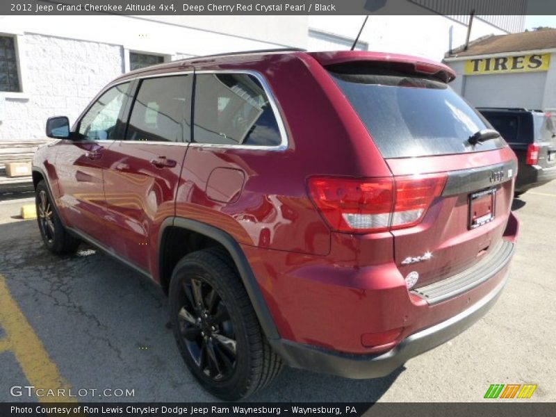 Deep Cherry Red Crystal Pearl / Black 2012 Jeep Grand Cherokee Altitude 4x4
