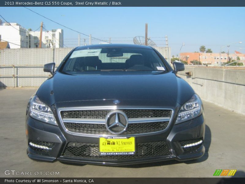 Steel Grey Metallic / Black 2013 Mercedes-Benz CLS 550 Coupe