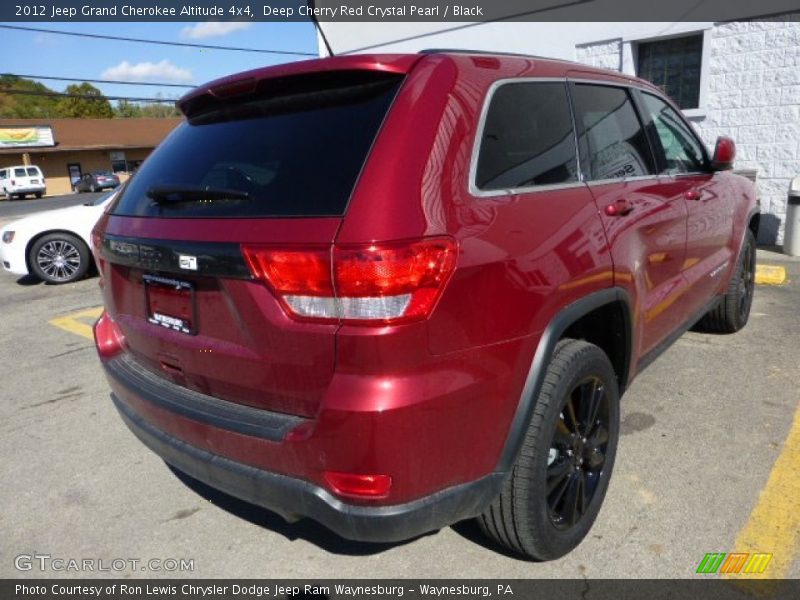 Deep Cherry Red Crystal Pearl / Black 2012 Jeep Grand Cherokee Altitude 4x4