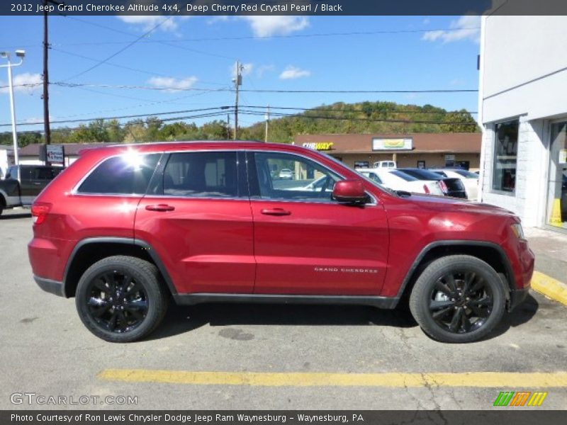 Deep Cherry Red Crystal Pearl / Black 2012 Jeep Grand Cherokee Altitude 4x4