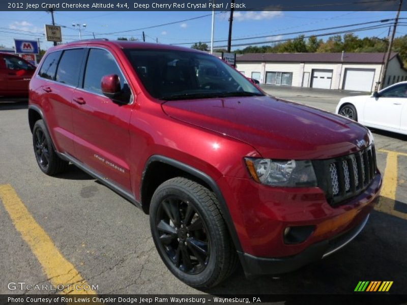 Deep Cherry Red Crystal Pearl / Black 2012 Jeep Grand Cherokee Altitude 4x4