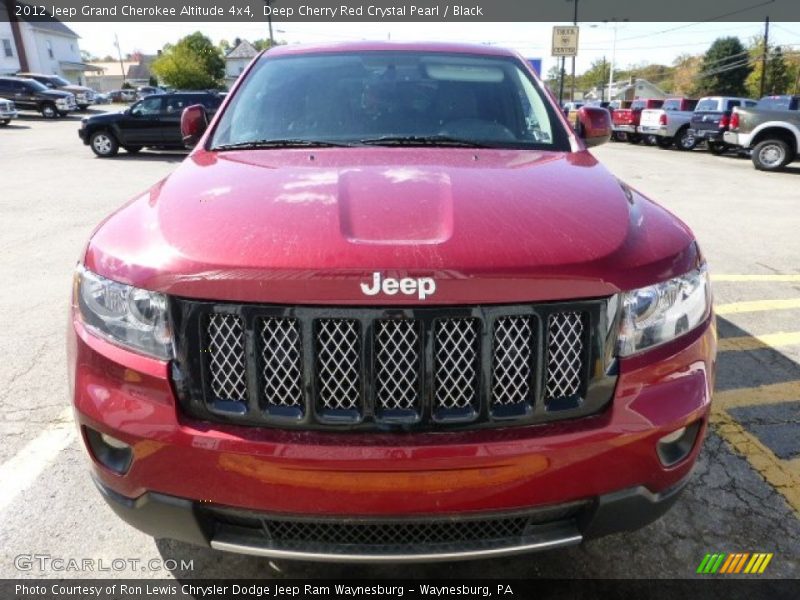 Deep Cherry Red Crystal Pearl / Black 2012 Jeep Grand Cherokee Altitude 4x4
