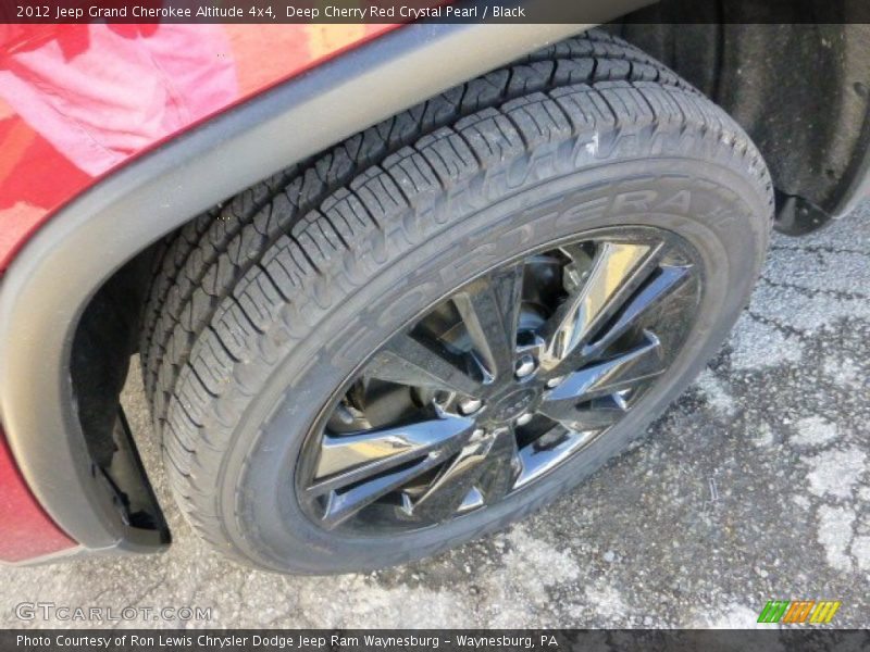 Deep Cherry Red Crystal Pearl / Black 2012 Jeep Grand Cherokee Altitude 4x4