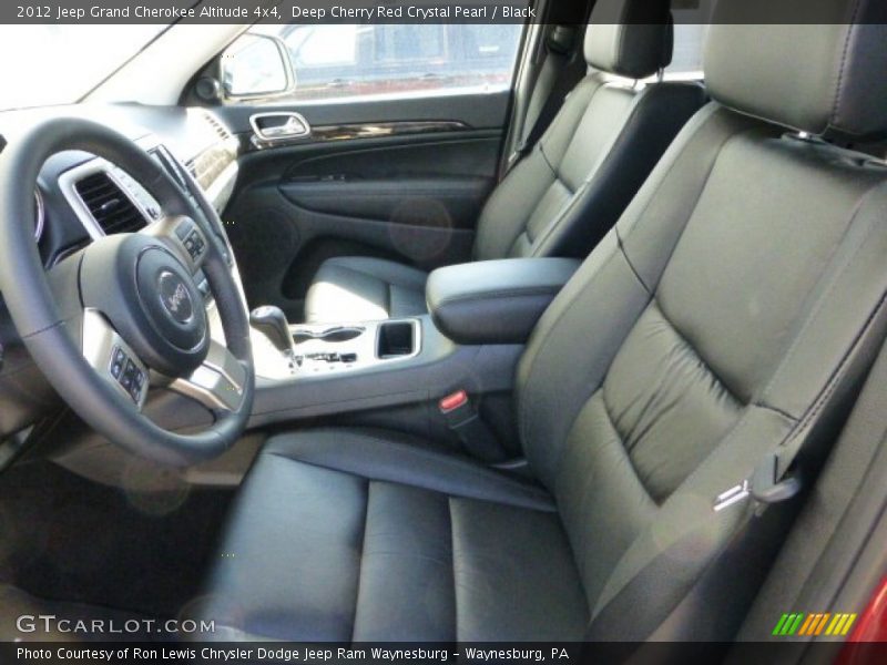 Deep Cherry Red Crystal Pearl / Black 2012 Jeep Grand Cherokee Altitude 4x4